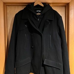 Apt 9 Wool Dress Jacket Hooded